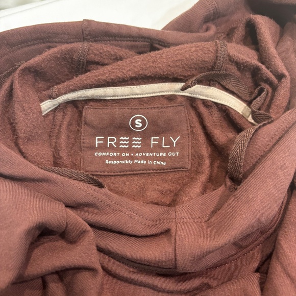 Free Fly Bamboo Hoodie Womens S Plum Active Fishing Hiking Pullover Base Layer - Picture 3 of 10